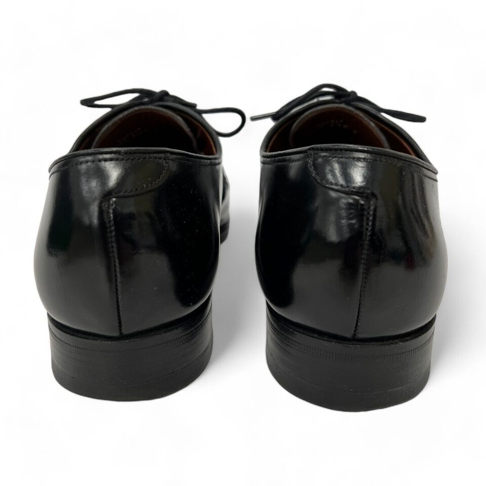Men's BARKER NOVAS Black Genuine Leather Lace Up Dress Shoes UK8 B63 | eBay
