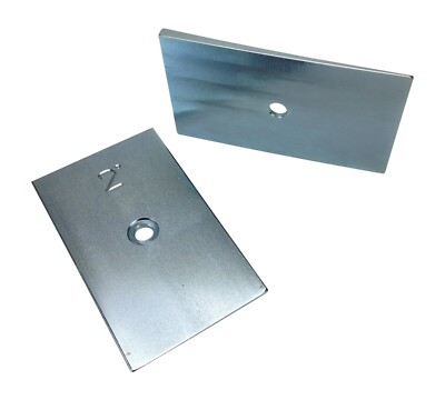 WFO Concepts Steel Axle Degree Shims, 3'' Wide, 2 degree, caster pinion angle