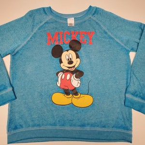 blue mickey mouse sweater