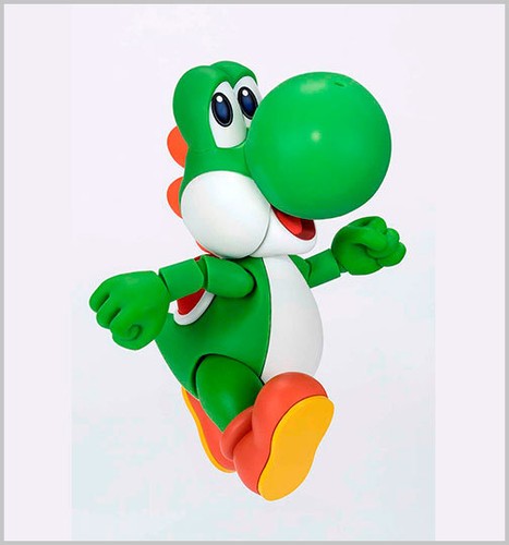 super mario - yoshi - action figure sh figuarts