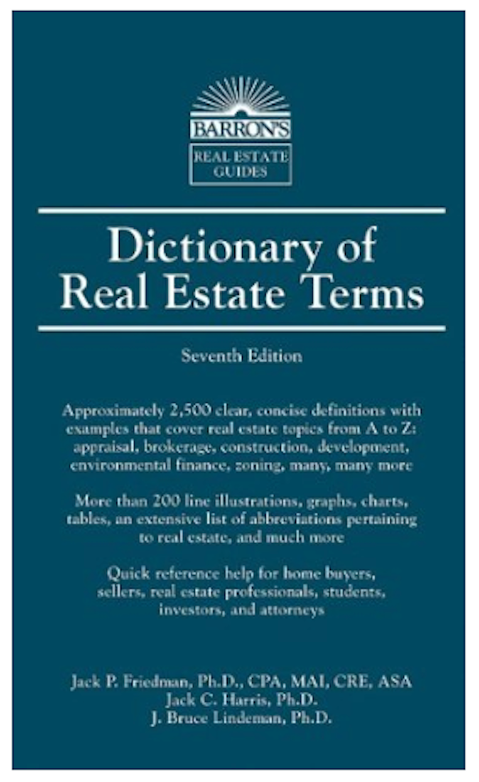 Barron's Business Dictionaries Ser. Dictionary of Real Estate Terms by
