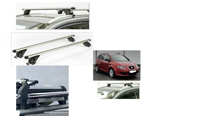 DACHTRÄGER ALUMINIUM SEAT ALTEA BJ 2006 SCHIENEN GESCHLOSSEN SCHLÖSSER K39