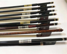 2pcs PRO Viola Bow plaid Carbon fiber Bow Natural Bow Hair Straight Good Balance