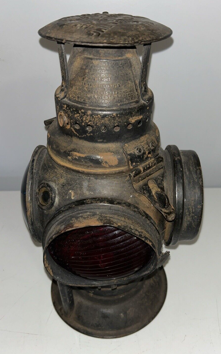 ADLAKE Non-Sweating Switch Signal RAILROAD Train Lamp Or Lantern