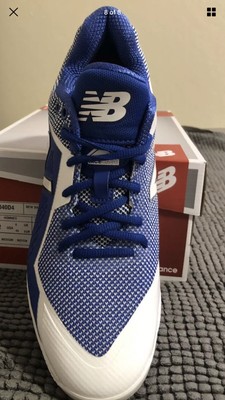 new balance blue and white cleats