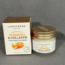 New Lanocreme Vitamin Collagen Vitalizing Eye Cream Wrinkle 1oz exp 08/27 Beauty