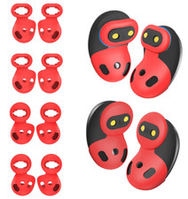 Zotech 4 Pair Anti-Slip Eartips Cover for Samsung Galaxy Bud Live Red, S/L 