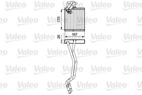 Valeo 811509 WäRmetauscher, Innenraumheizung FüR Ford-image
