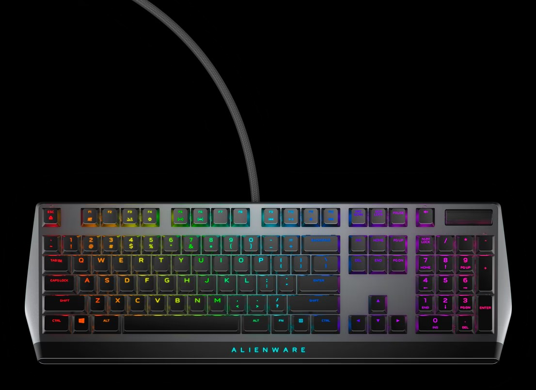Alienware AW510K-D Low-Profile RGB Wired Gaming Keyboard
