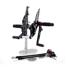 Rearset Rear set Fit For Honda CBR600RR CBR 600 RR 2007-2008 Black