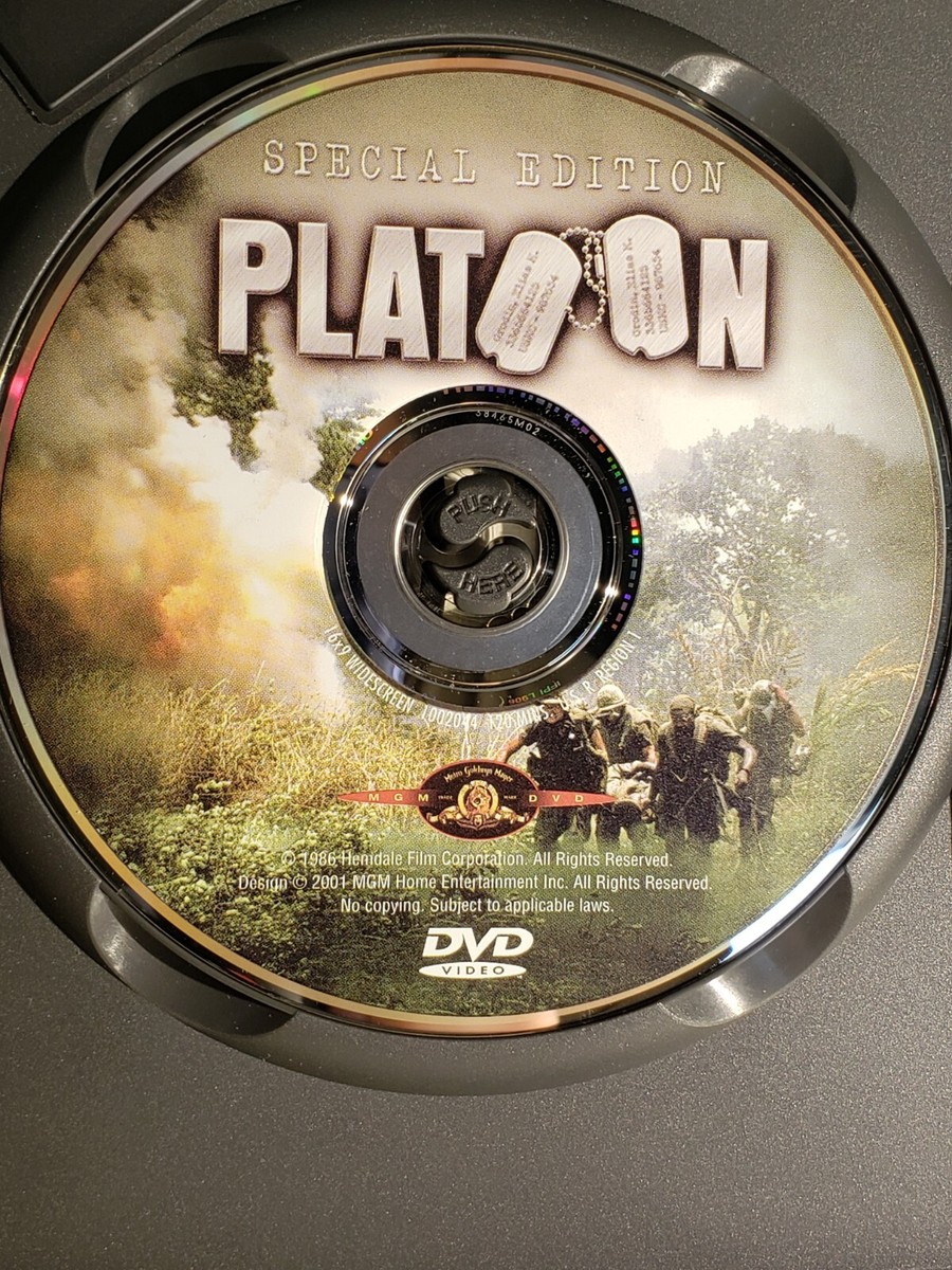 Platoon DVD 1986 The First Casualty Of War Is its Innocence