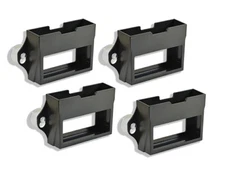 TrexNYC EZ Pass/I-Pass Holder for Car, 2 Packs, Black