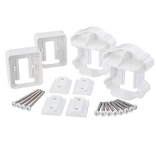 Fiberon 7191 Composite Railing White PVC Line Connector SPECIAL ORDER 446965