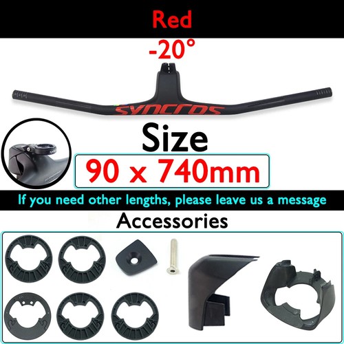 -20 Degree FRASER IC SL WC Full Carbon Fiber MTB Integrated Handlebar with Stem - Picture 15 of 48