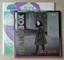 Jay Som Everybody Works swirl vinyl + zine Bandbox *seam split* sealed new