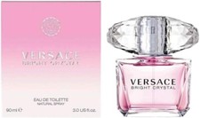 Versace Bright Crystal Eau de Toilette 90ml Spray For Her New