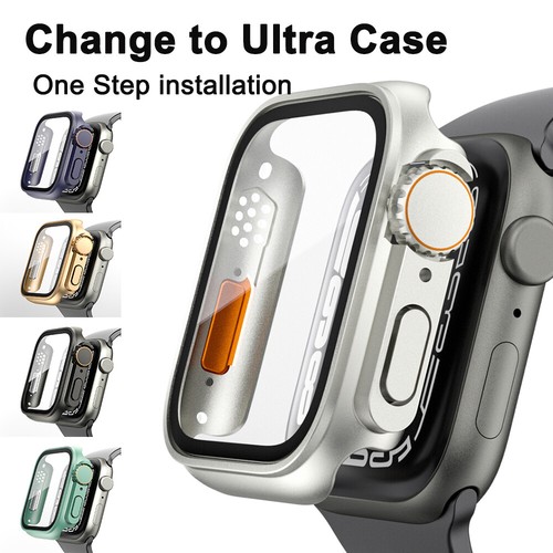 Change to Ultra Case All-in1 Screen Protector Cover for Apple Watch SE 9 8 7 6 5 - Picture 11 of 17