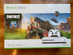 Microsoft Xbox One S 1tb Fortnite Bundle 889842334524 Ebay - image is loading microsoft xbox one s 1tb fortnite bundle