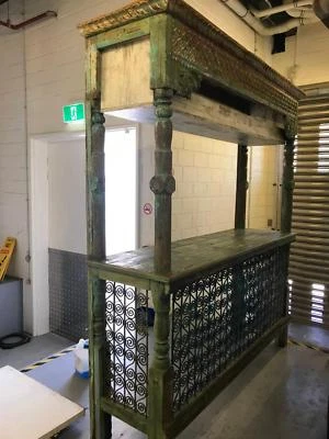 retro style bar counter