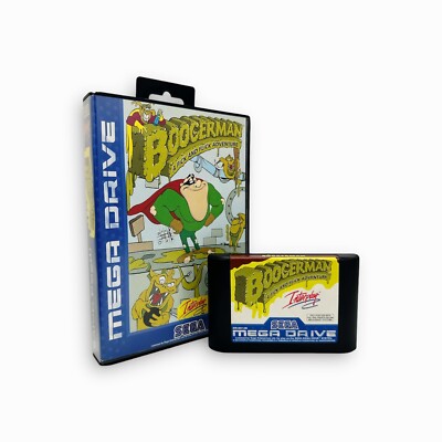 Boogerman Sega Mega Drive Spiel mit OVP (ohne Anleitung) Rar Selten