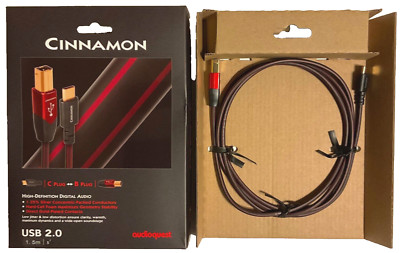 AudioQuest Cinnamon USB - 1.5 Meter - C to B - New Open Box - Authorized Dealer