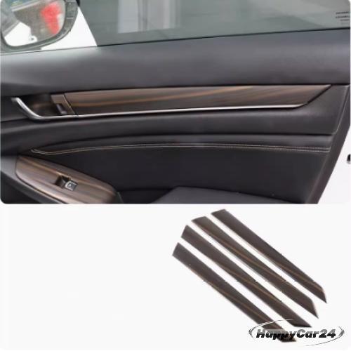 Fits For Honda Accord 20182022 Matt Wood Grain Inner Door Panel Cover