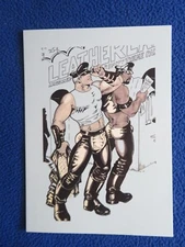 TOM OF FINLAND  LEATHER LAND  5X7  POSTCARD BY ETIENNE