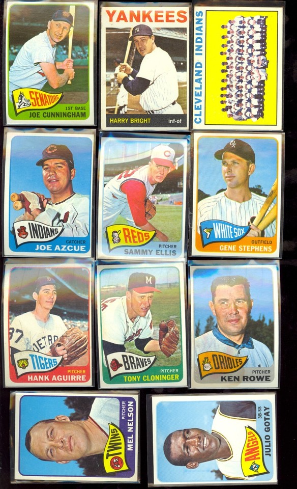 110 DIFFERENT BASEBALL CARD STARTER SET LOT 1964 1965 19661972 TOPPS