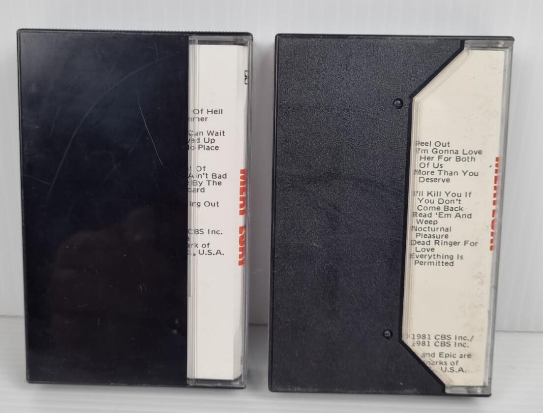 Meat Loaf Bat Out Of Hell & Dead Ringer 2 x Cassette Tapes eBay