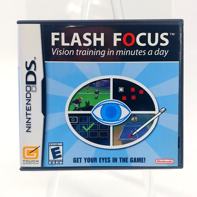 Flash Focus Vision Training in Minutes a Day (Nintendo DS, 2007, E) - Complete