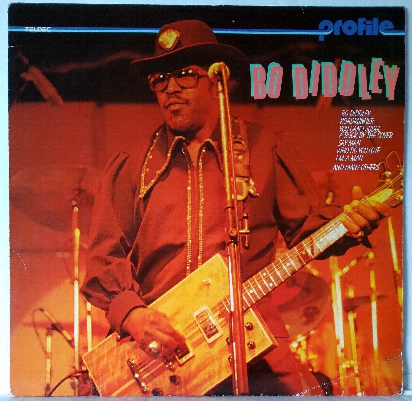 Bo Diddley Self Titled Best Hits 1981 TELDEC Profile LP Chess German Import  RARE