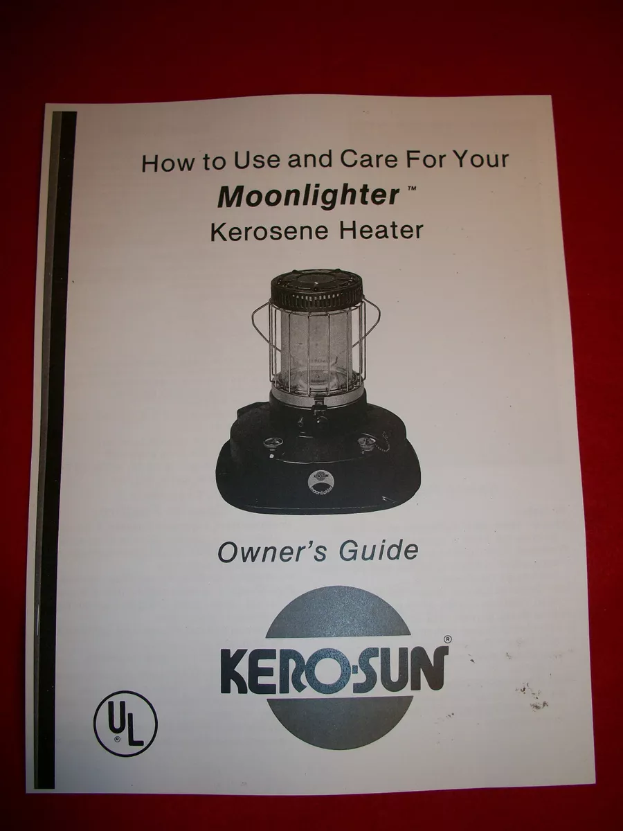 KERO SUN Moonlighter Owners Parts Manual Toyotomi Toyostove