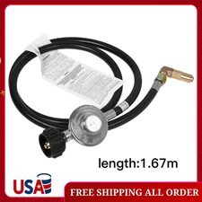 5FT Propane Regulator Hose With Elbow Adapter For Blackstone 17" & 22" Tabletop