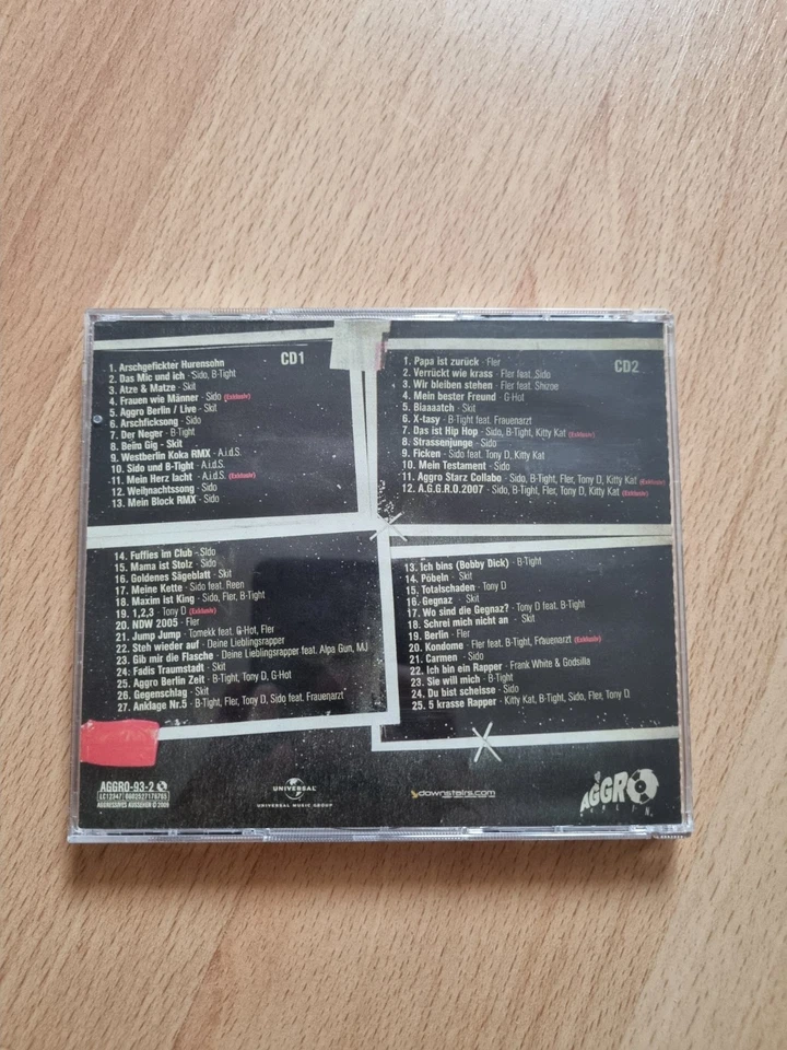 Aggro Berlin Label Nr. 1  2001-2009 2CD Sampler Deutschrap Rap Hip Hop  Berlin  - Bild 3 von 4