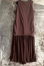 Show Me Your Mumu Tiered Aria Maxi Dress Womens 2X Brown Ruched Side Ruffle Hem