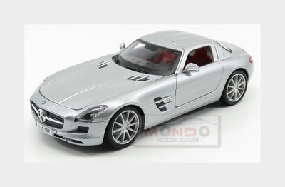 1:18 Maisto Mercedes Benz Sls Coupe 6.3 Amg (C197) 2012 Silver MI31389S Modellba