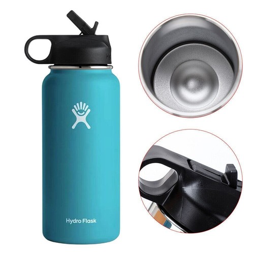 2024 Für Hydro-Flask 40oz Breite Mund Flex Cap Isolierte Edelstahl Wasserflasche - Bild 38 von 69