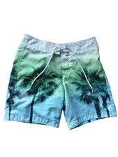 Hollister Men  s Small Swim Shorts- Palm Trees - Swim Truncks