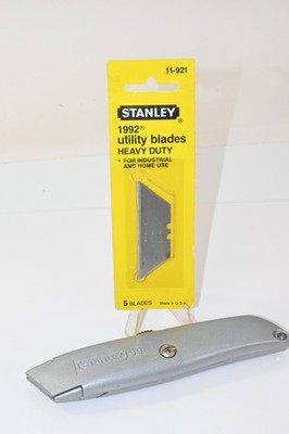 Vtg Stanley Model 99E Retractable Fixed Blade Utility Razor Knife Box Cutter NOS