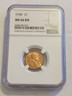 1938-P LINCOLN WHEAT CENT NGC MS 66 RD Lincoln Wheat