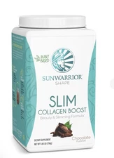 SunWarrior Shape Slim Collagen Boost Chocolate 1.65 lb Exp. 9/2026