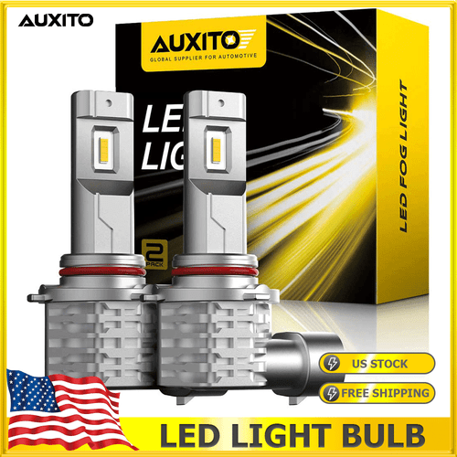 ?AUXITO H10 9140 9145 CSP LED Headlight Front Bulbs FOG Kit Super White Bright - Picture 1 of 10