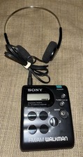 Vintage Sony Walkman SRF-M33 AM/FM Walkman Radio w/ Original Headphones