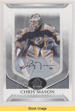 2020 Upper Deck SP Signature Edition Legends Silver Script Chris Mason READ 4et