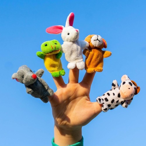 Juego de 12 PIEZAS de marionetas de dedo mini marionetas de peluche para... - Imagen 5 de 5