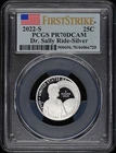 2022 S Silver Sally Ride First Strike 25C PCGS PR70DCAM