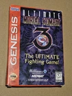 Ultimate Mortal Kombat 3 Sega Genesis 1996