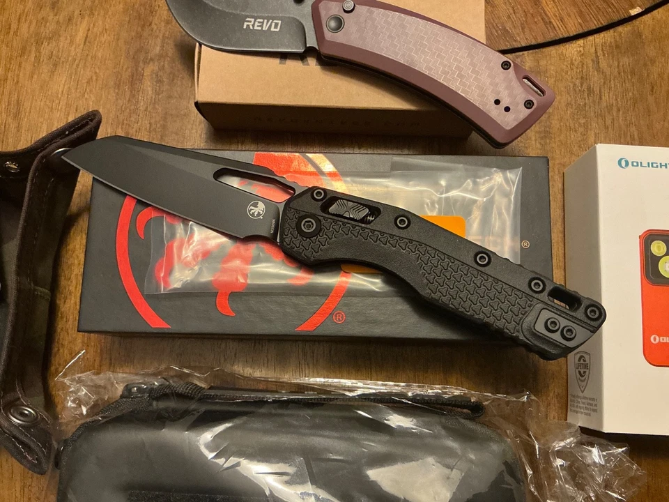 HOLIDAY BUNDLE Microtech MSI 210T-1 TPM & REVO CANYON PLUM & OLIGHT OCLIP PRO - Image 2 of 4