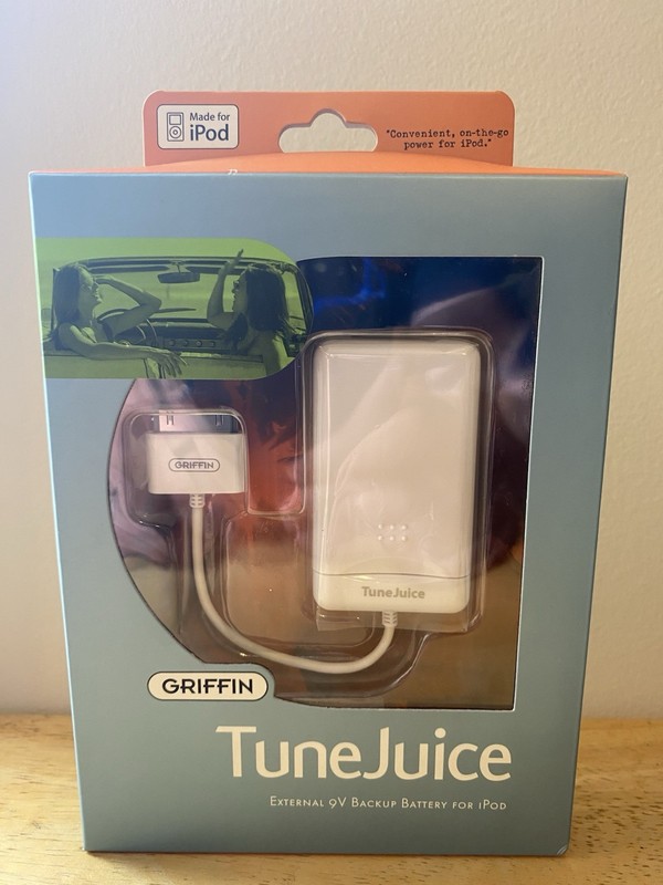 Griffin TuneJuice 9v Backup Battery For iPod 