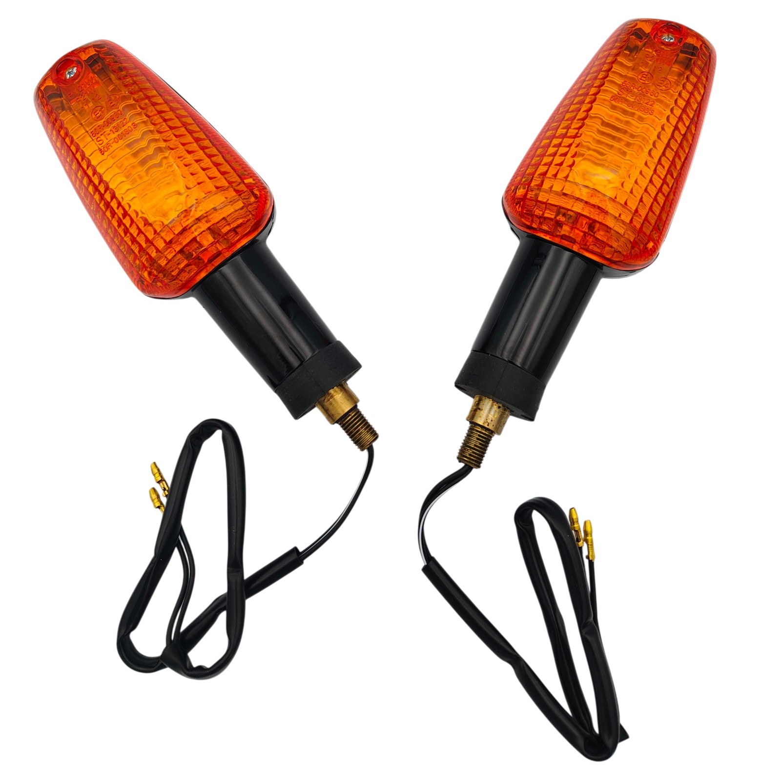 Clignotant moto arrière rigide ABS orange pour Honda XL 1000 V Varadero fixation d'origine